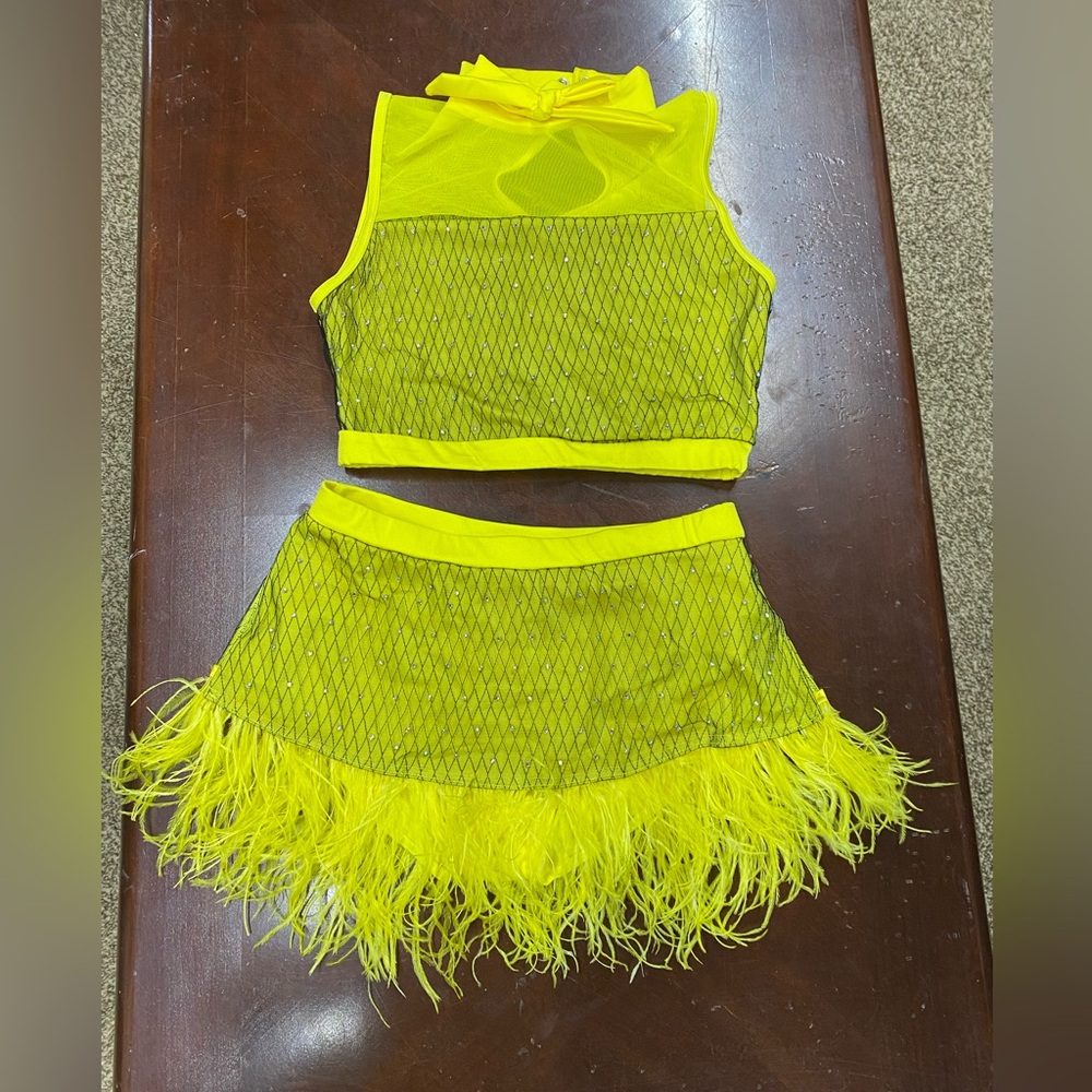 Weissman feather dance costume